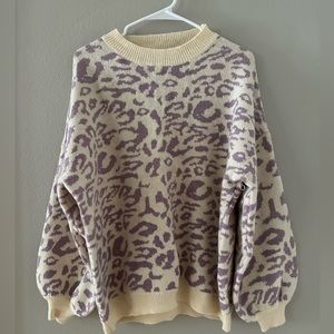 Oversized sweater sized small